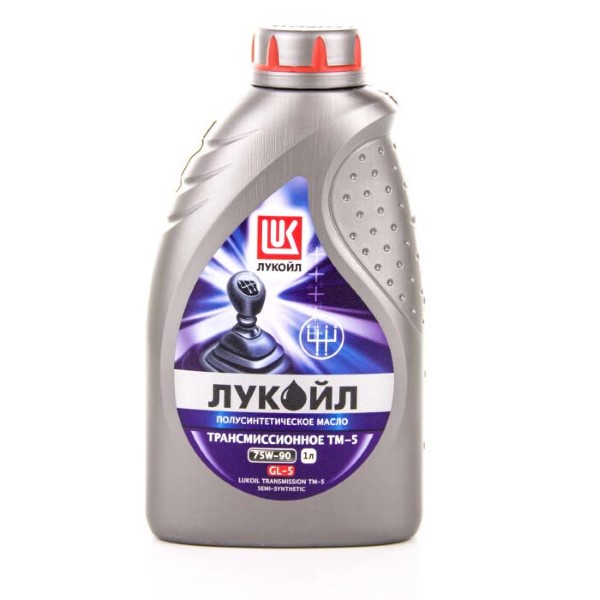 Масло трансмиссионное ЛУКОЙЛ ТМ-5 полусинтетическое 75W90 1л