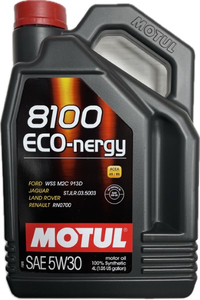 Масло моторное MOTUL 8100-Eco-nergy-A5/B5 104257 синтетическое 5W30 4л