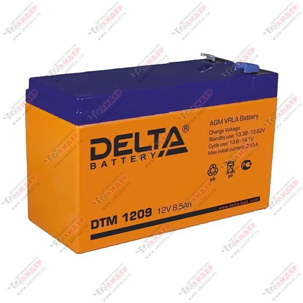 Аккумулятор DELTA 12V 9A.ч DTM 1209