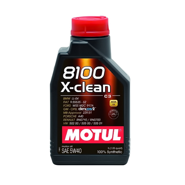 Масло моторное MOTUL 8100-X-clean-C3 синт 5W40 1л