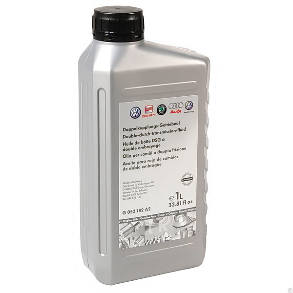 Жидкость трансмиссионное VW Getriebeoil ATF АКПП G052182 A2 DSG синтетическое 1л