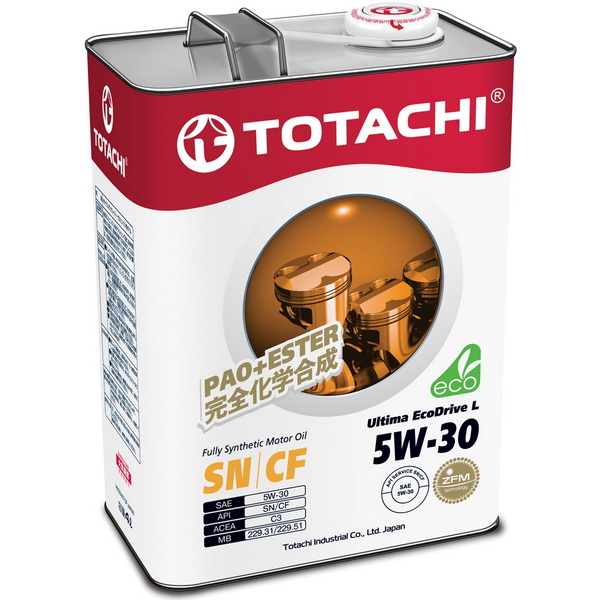 Масло моторное TOTACHI Ultima-EcoDrive-L-SN/CF синт. 5W30 4л